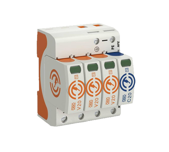 OBOV20-B/3+NPE配电箱二级电源防雷器