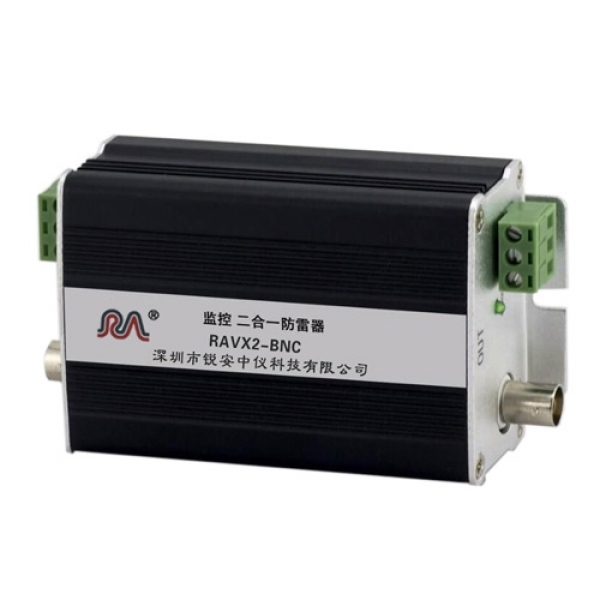 三合一防雷器RAVX3-BNC监控浪涌保护器